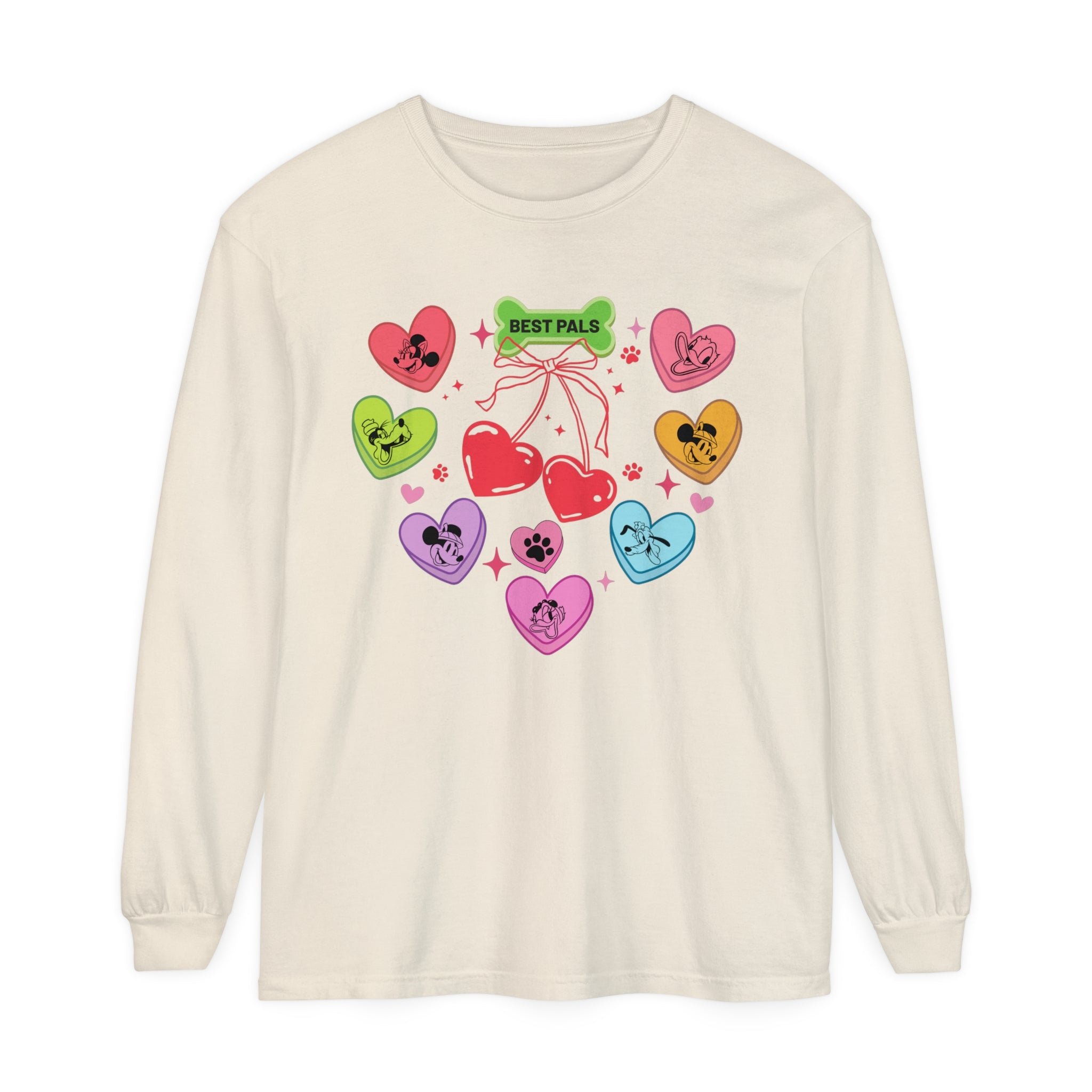 Mickey And Friends Valentine Long Sleeve Tee