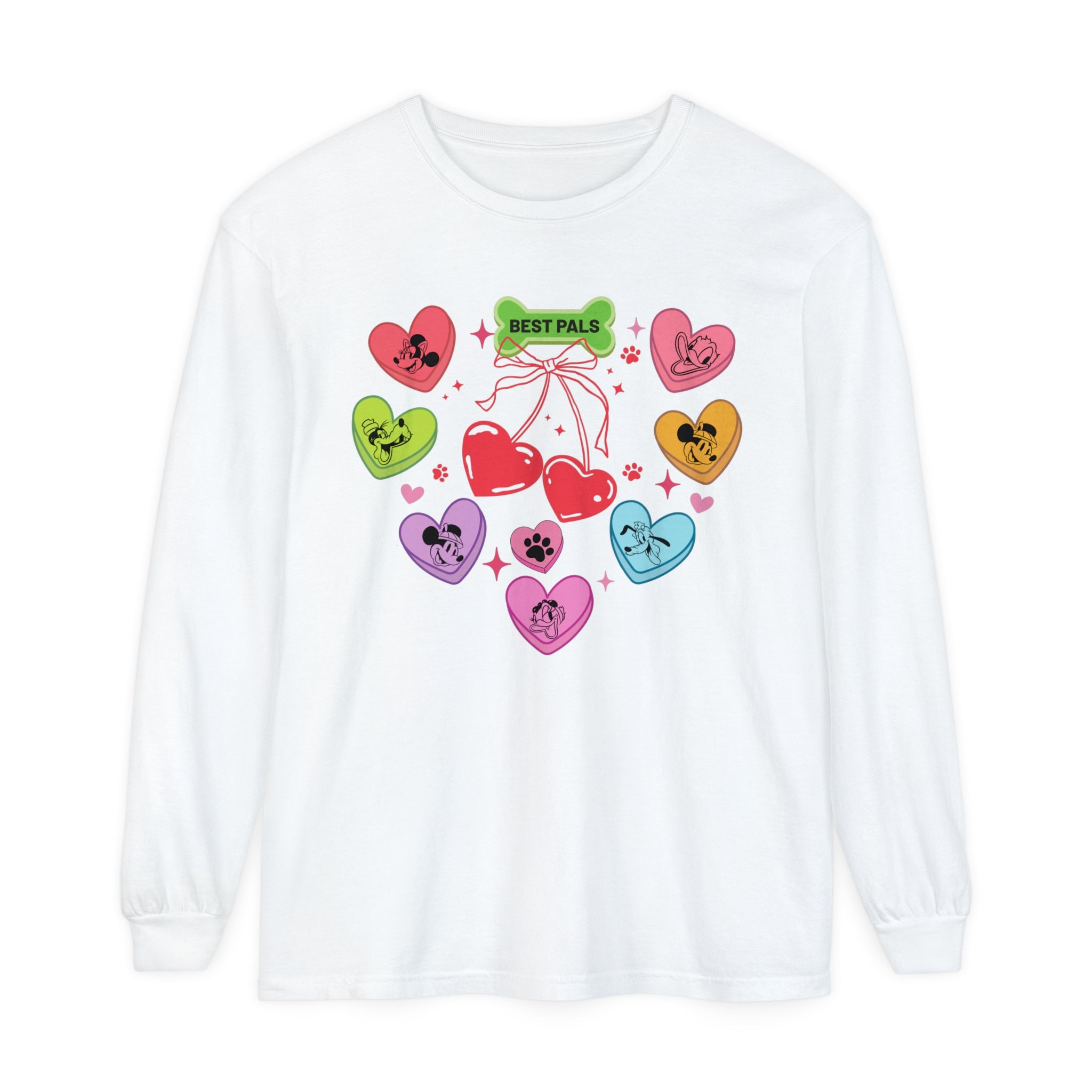 Mickey And Friends Valentine Long Sleeve Tshirt