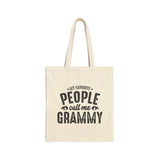 My Favorite People Call Me Grammy Cotton Bag