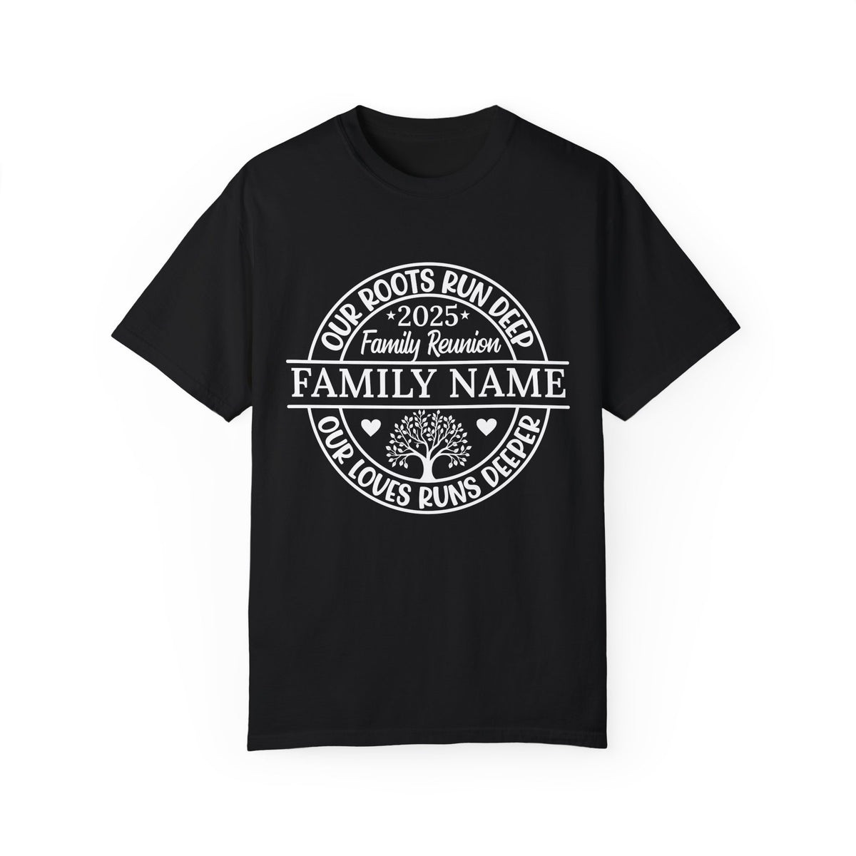 Our Roots Run Deep with Heart Family Group T-Shirt