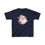 Pink Santa Christmas Kids T-Shirt 