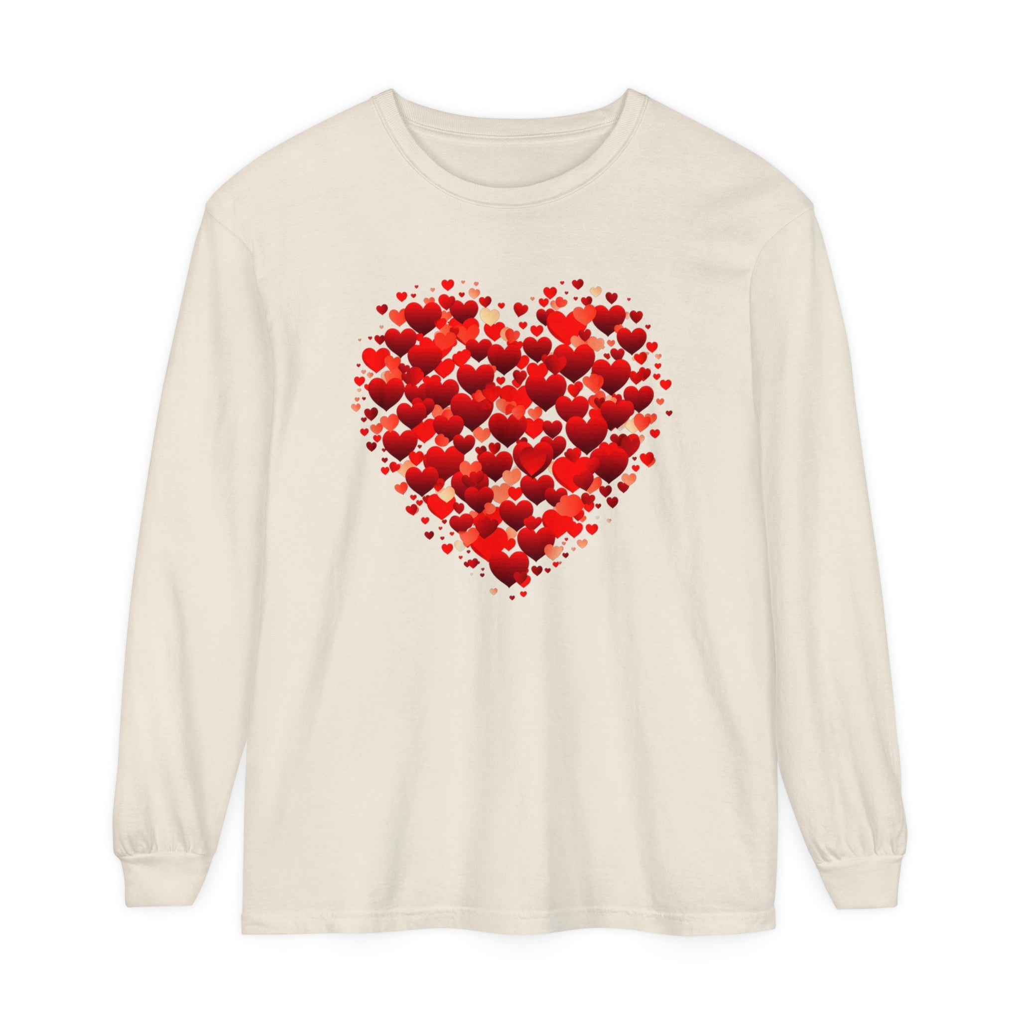 Red Double Heart Long Sleeve T-Shirt