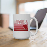 Retro Love Valentines Day Coffee Mug