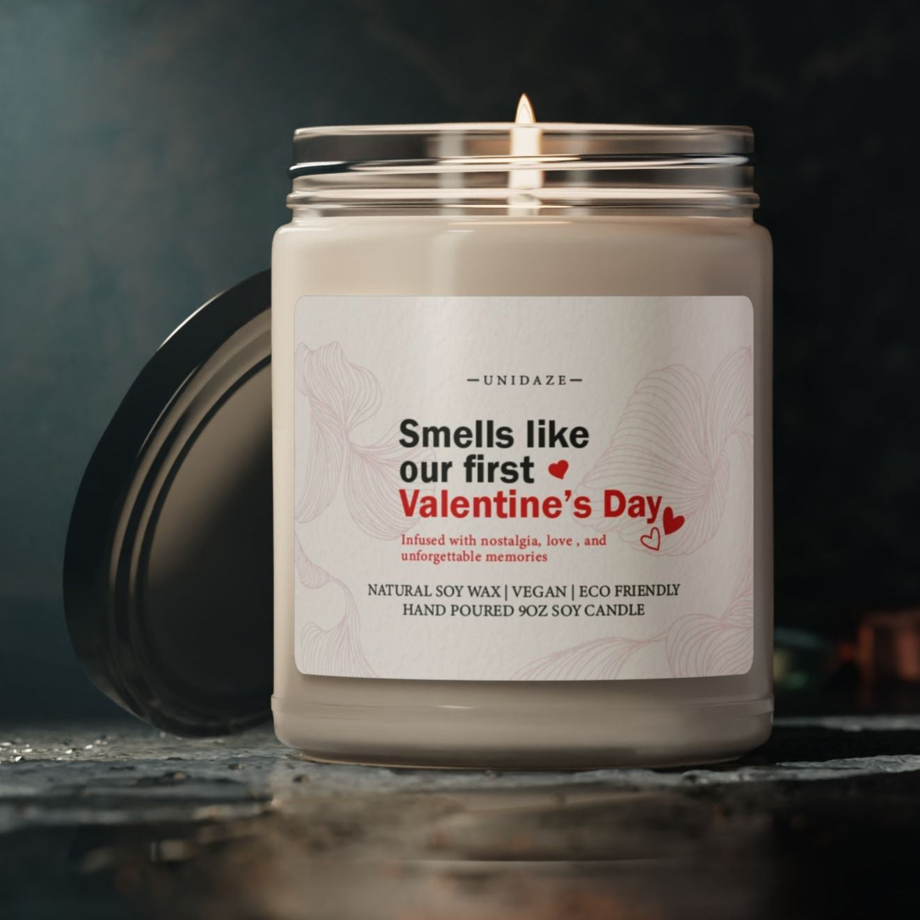 Smells Like Our First Valentine's Day Scented Candle 