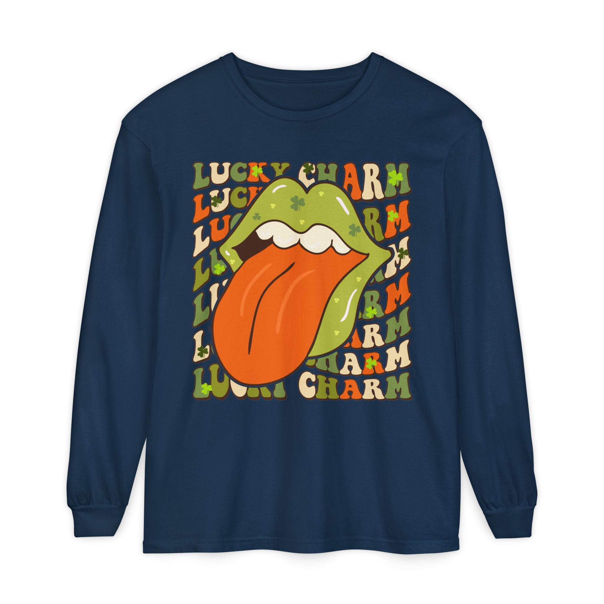 St Patricks Day Lucky Charm Long sleeve T-Shirt