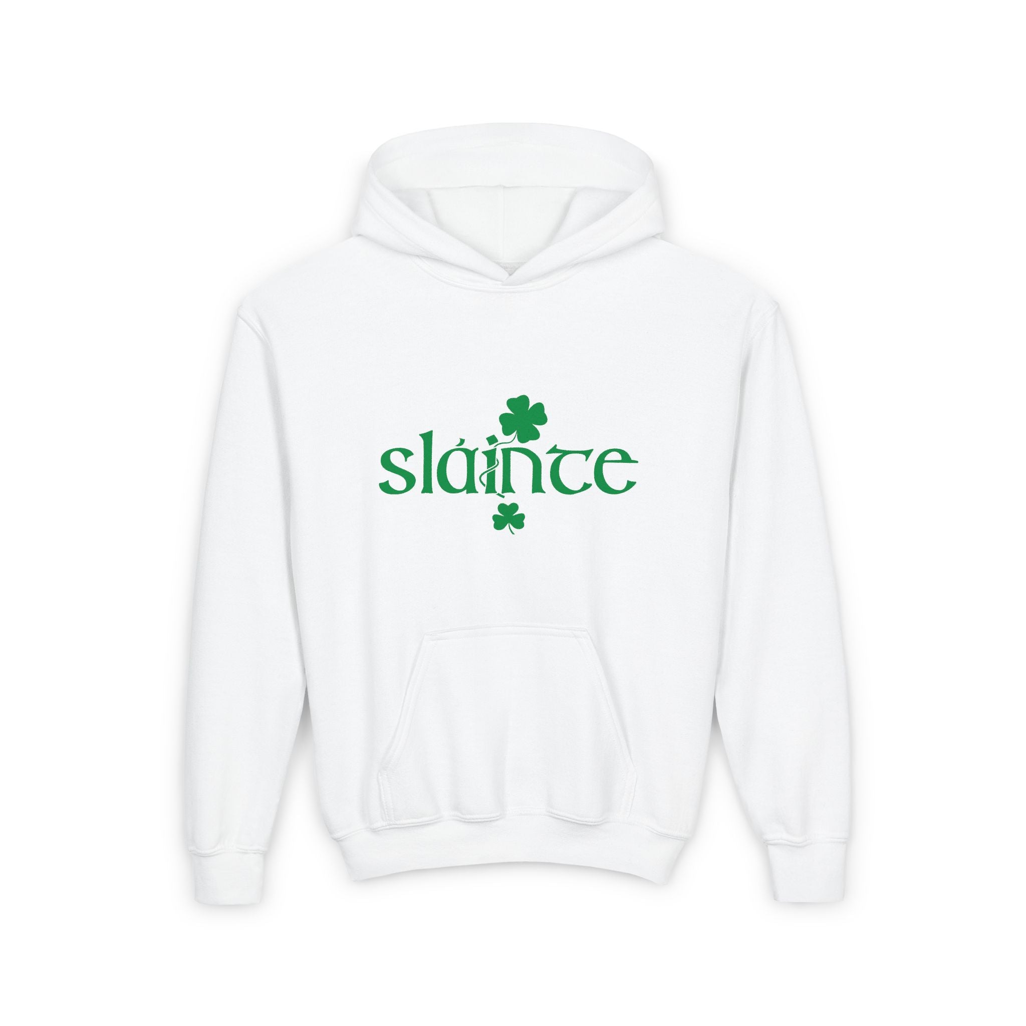 St Patricks Day Slainte Kids Hoodie