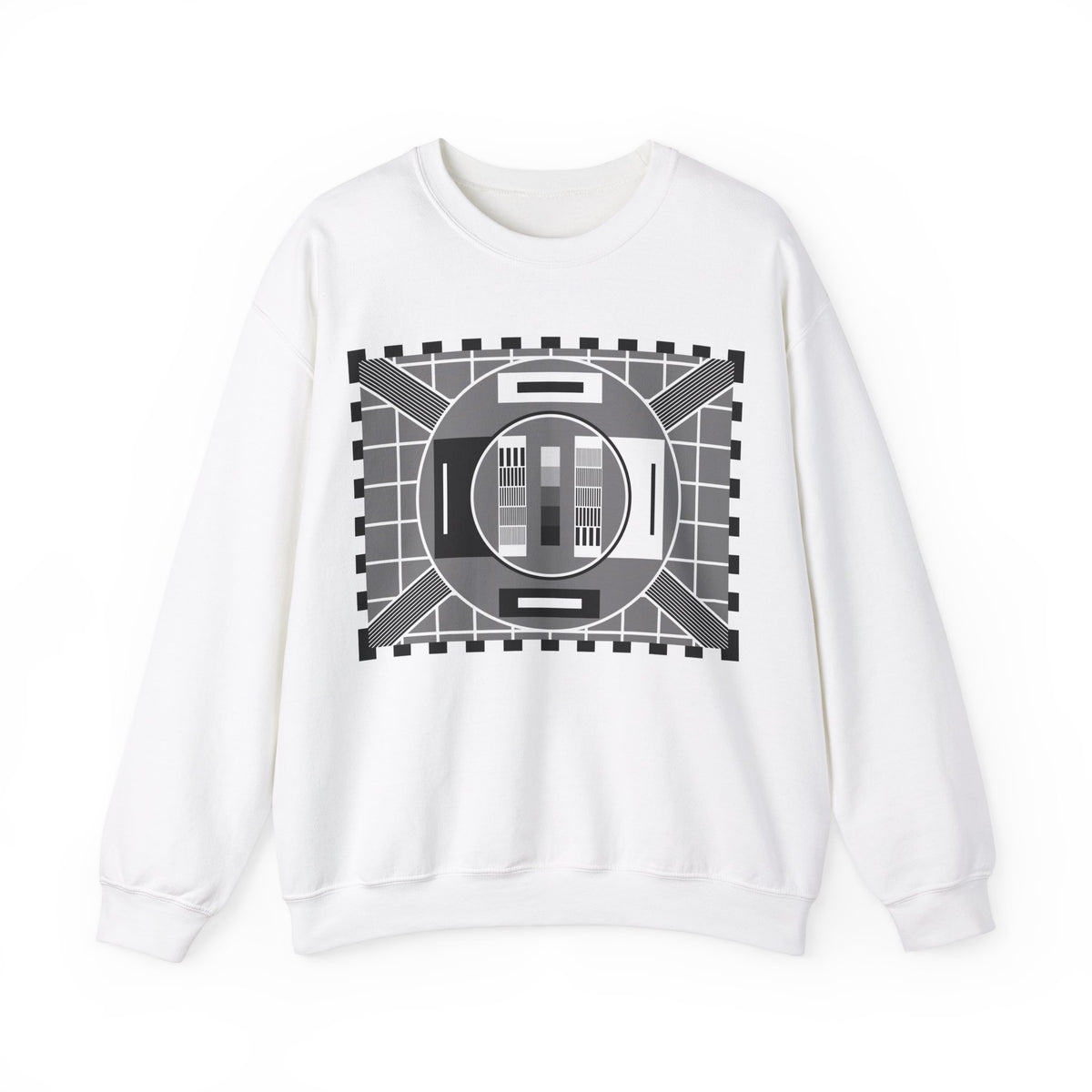 Television TV Video Test Pattern Vintage Sweatshirt