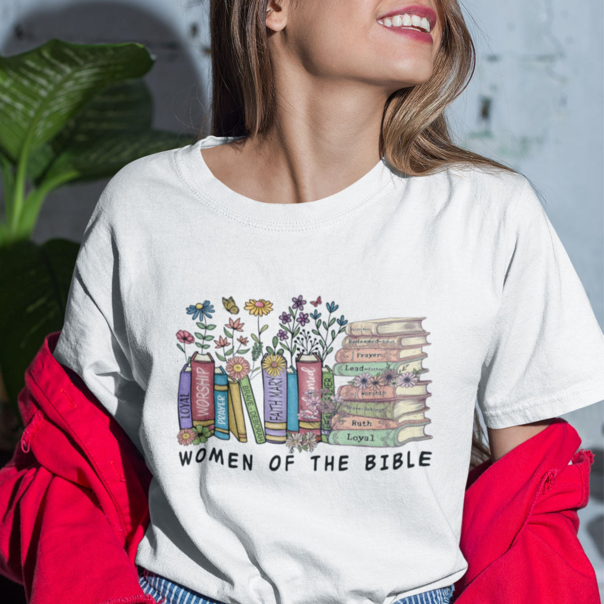 Women Of The Bible Shirt, Christian Women Tee, Bible Verse Shirt, Book Lover Shirt, Floral Shirt, Jesus Shirt, Bible Quote Shirt, Religious Tee