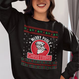 Ugly Pug Christmas Sweatshirt, Pug Christmas Sweater, Xmas Gift For Dog Mom, Pug Lover Jumper