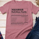 Zodiac Sign Nutrition Facts Shirt, Horoscopes Shirt, Astrology Shirt, Summer Tees, Birthday Gift Ideas for Best Friends, Girl Friends