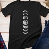 Moon Phase Shirt, Cute Boho Tee, Witchy Shirt, Mystic Moon Shirt, Astronomy Tee, Astology Lover TShirt, Celestial Shirt