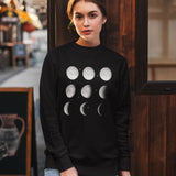 Moon Phase Sweatshirt, Celestial Shirt, Astrology Shirt, Spiritual Shirt, Aesthetic Shirt, Moon Sweatshirt, Mystical Shirt, Astronomy Shirt, Retro Tee