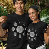 Moon Phase Lunar Shirt, Celestial Shirt, Astrology Tee, Spiritual Shirt, Aesthetic Shirt, Moon Shirt, Mystical Shirt, Astronomy Shirt