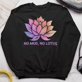 Meditation Shirt, Spiritual Shirt, Women's Yoga Shirt, Lotus Flower Tee, Zen Shirt, No Mud No Lotus, Meditation Gift, Buddhist Gift Tee