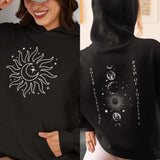 Total Solar Eclipse Hoodie, Path of Totality Hoodie, Countdown to Totality, Celestial Hoodie, Astronomy Sun Hoodie, Moon Phases Hoodie