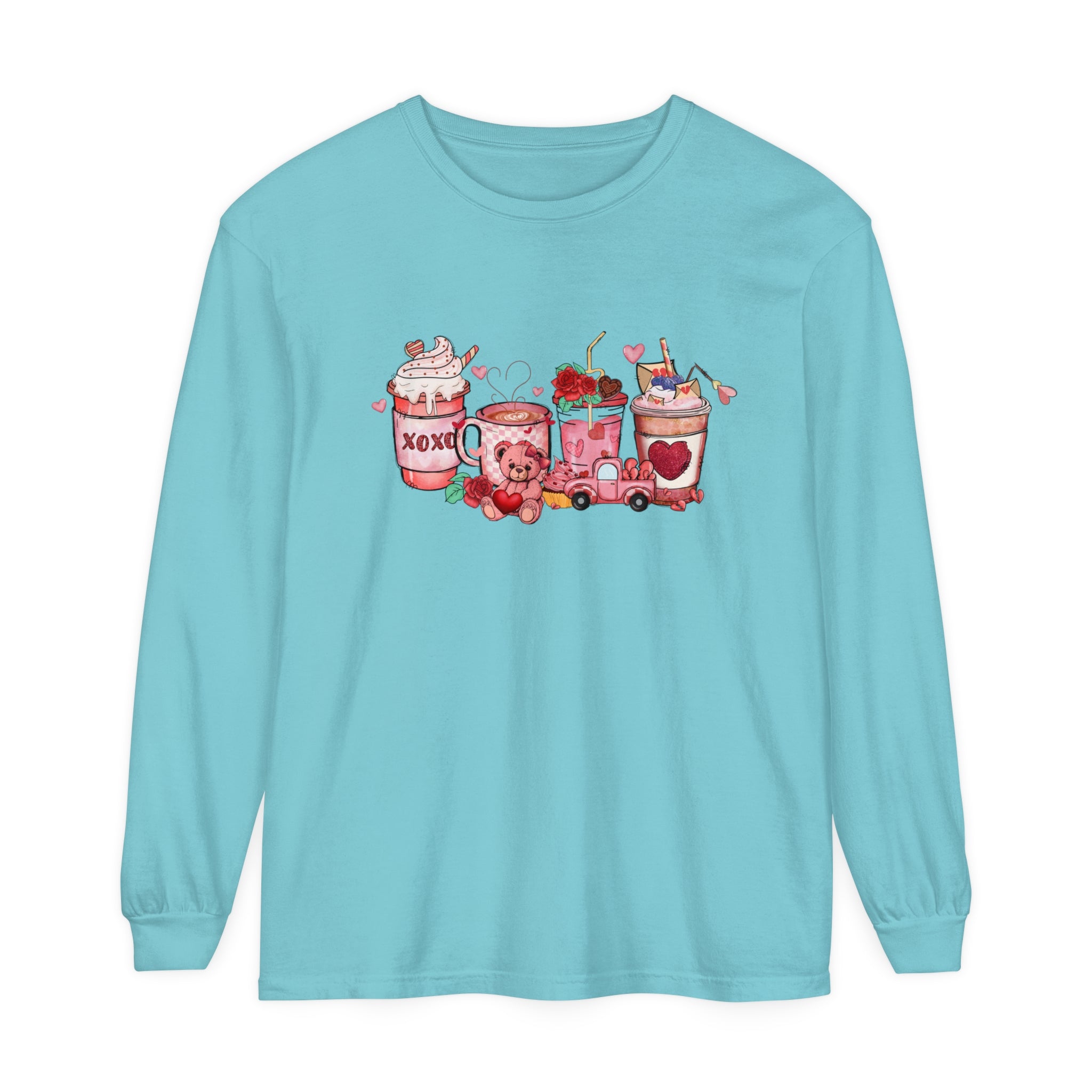 Valentine Coffee Long Sleeve T-shirt