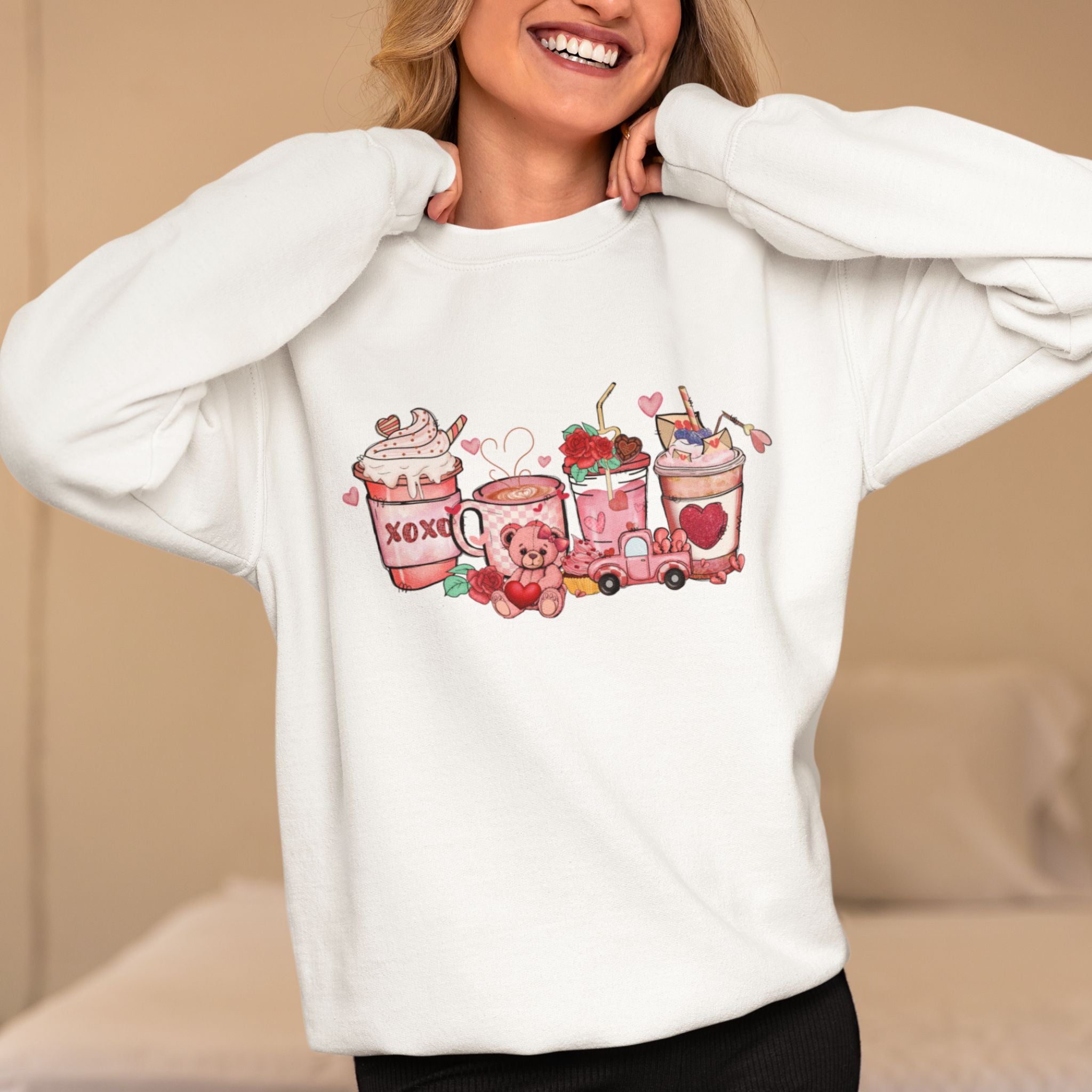 Valentine Coffee Sweatshirt