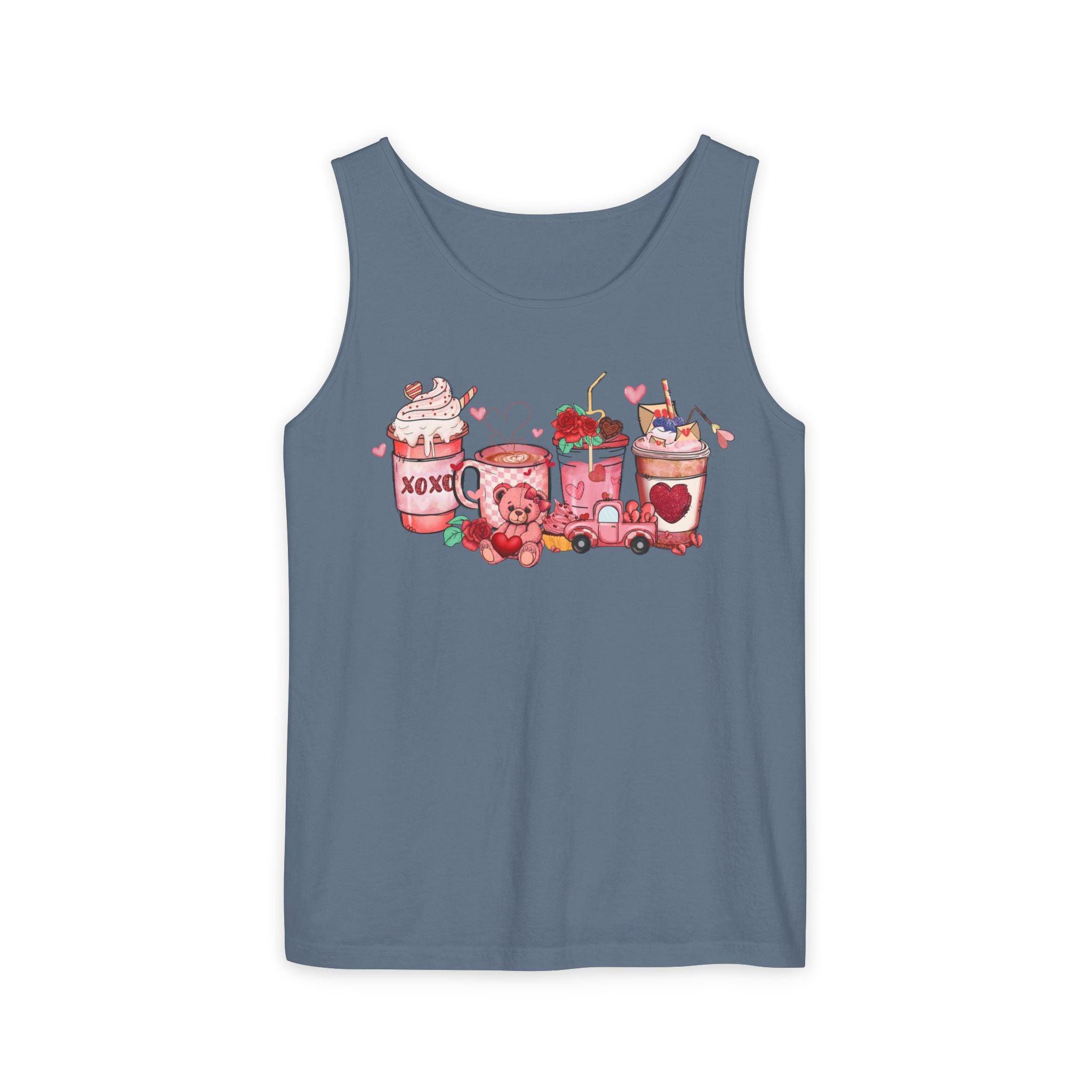 Valentine Coffee Tank Top