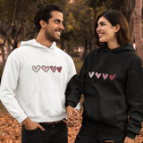 Valentine Double Heart Hoodie