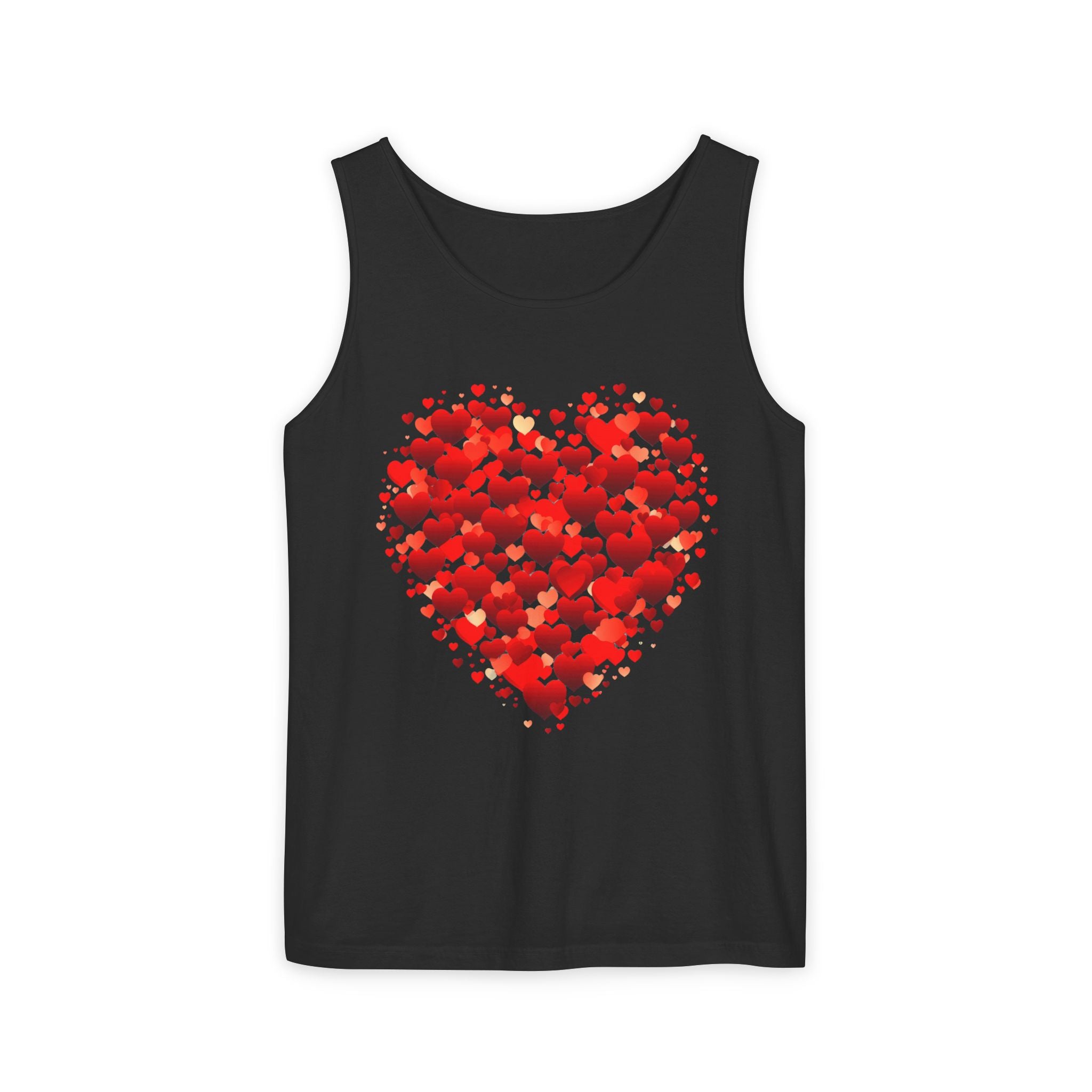 Valentine Double Heart Tank Top