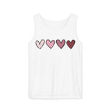 Valentine Double Hearts Tank Top