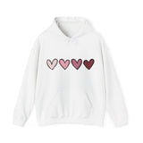 Valentine Double Love Heart Hoodie