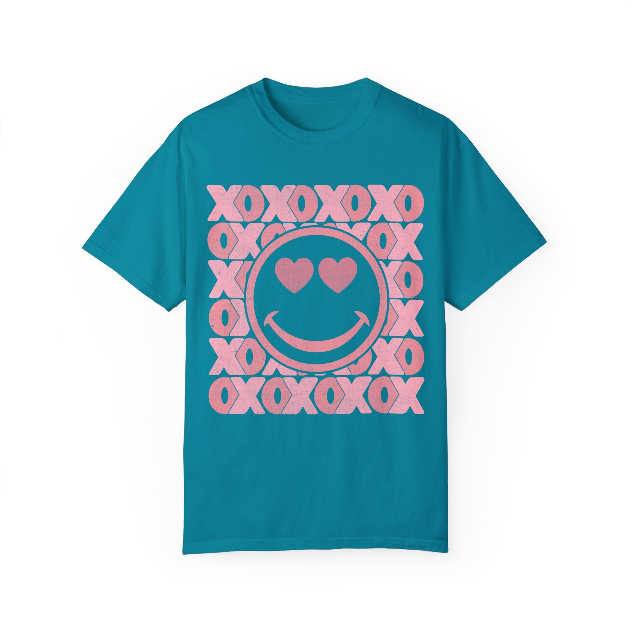 Valentine XOXO Happy Smiley Face Shirt