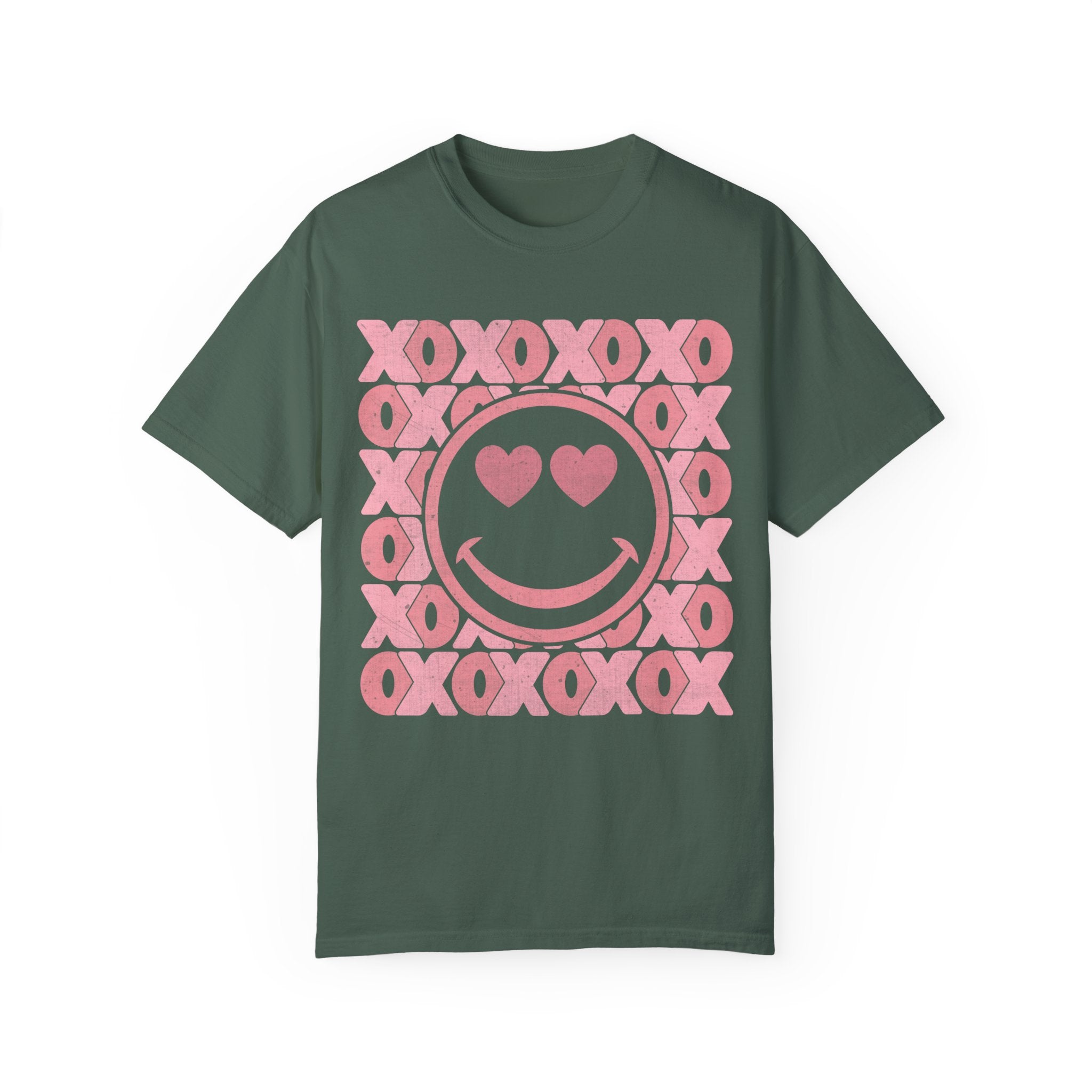 Valentine XOXO Smiley Face Shirt