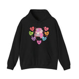 Valentines Candy Hearts Hoodie