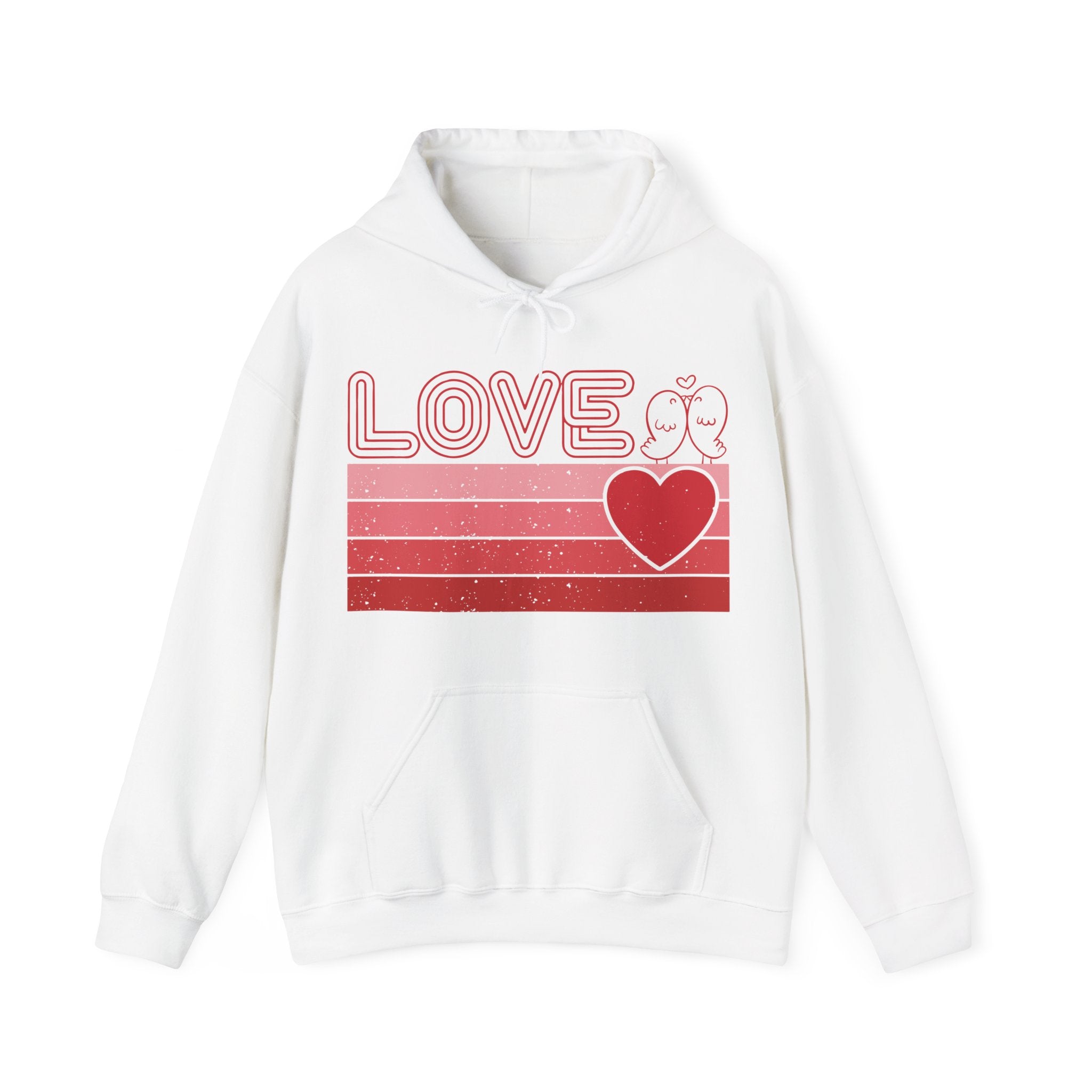 Valentines Day Retro Love Hoodie