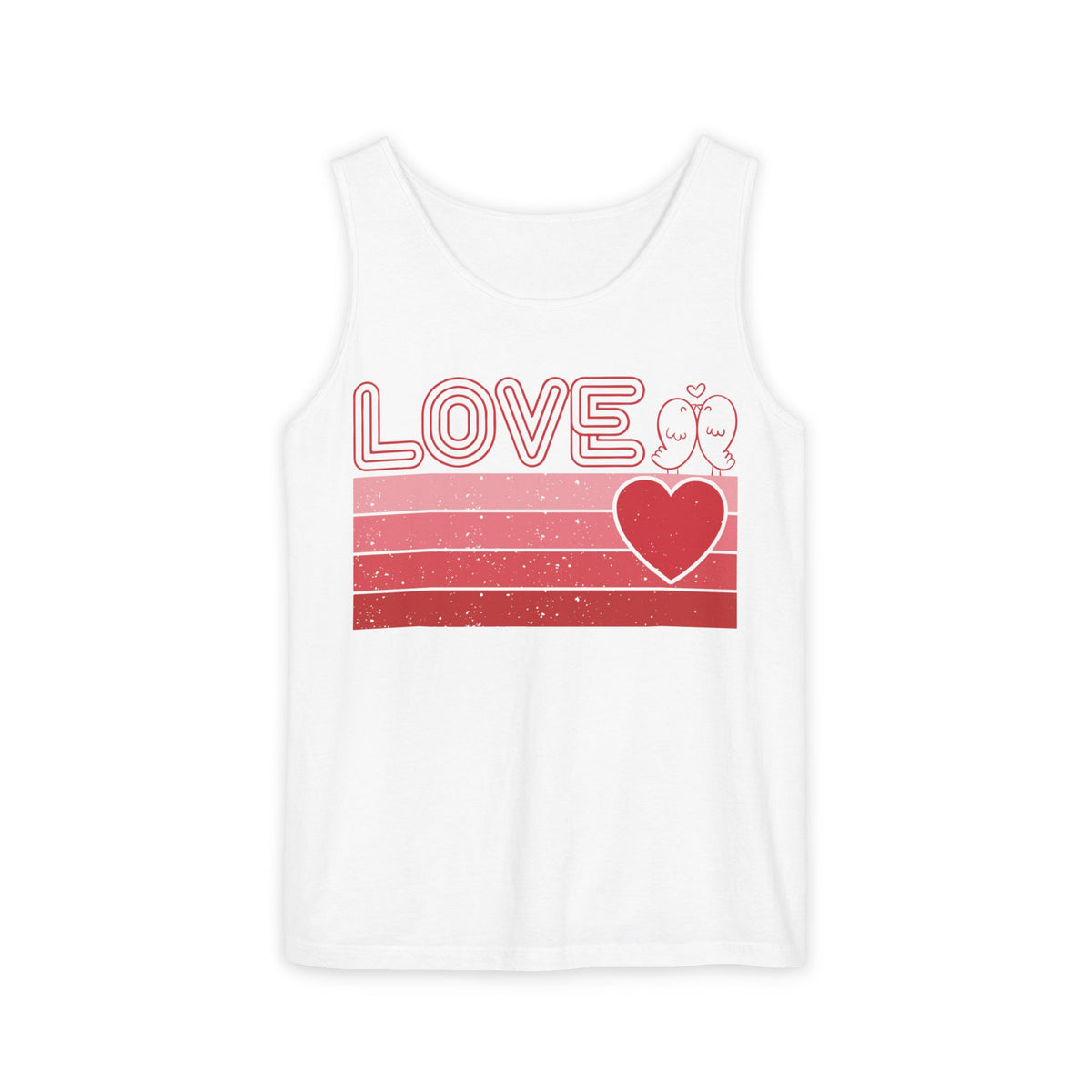 Valentines Day Retro Love Tank Top