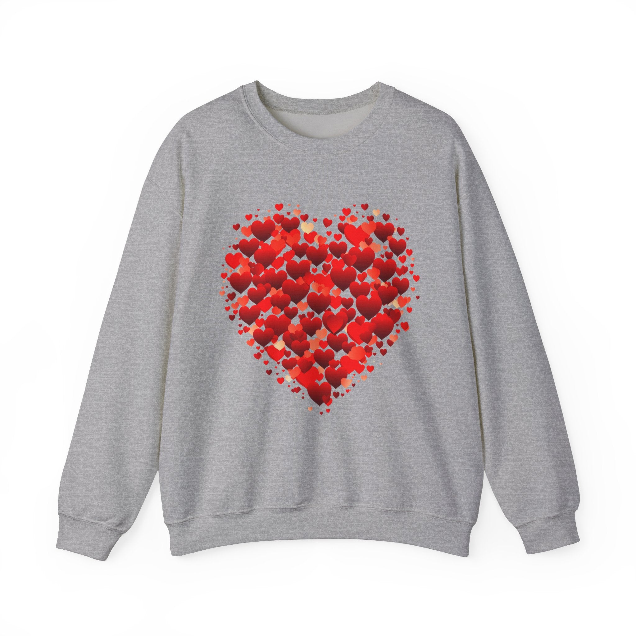Valentines Double Heart Sweatshirt