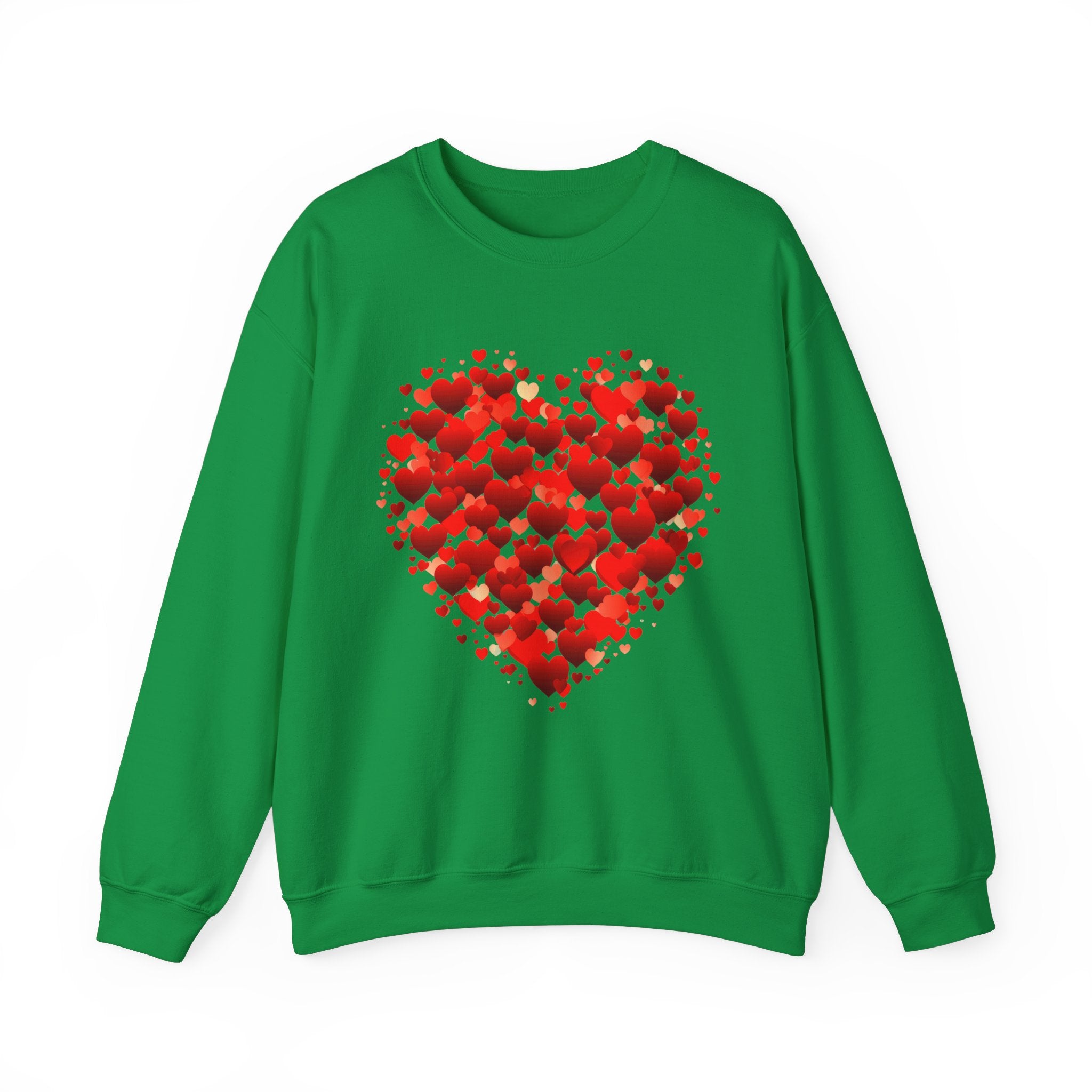 Valentines Double Red Heart Sweater