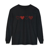 Valentines Hearts Long Sleeve T-Shirt