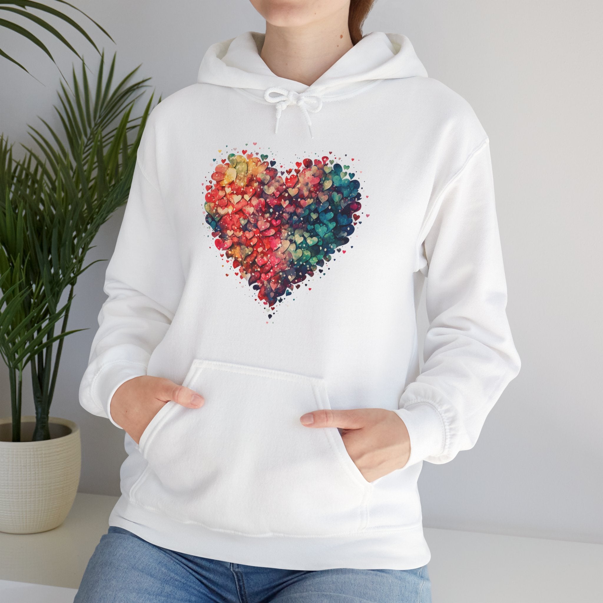 Watercolor Heart Hoodie