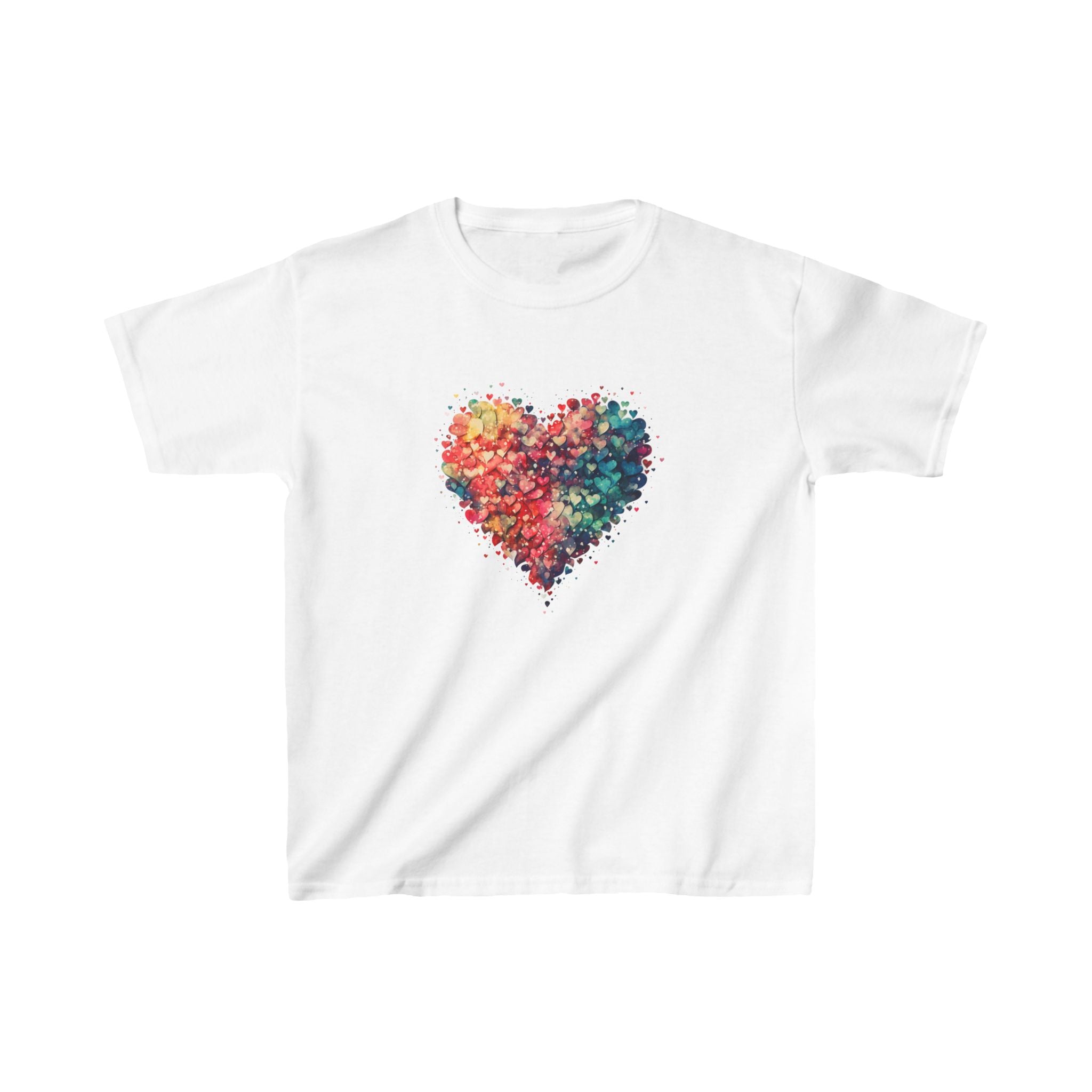 Watercolor Heart Kids Shirt