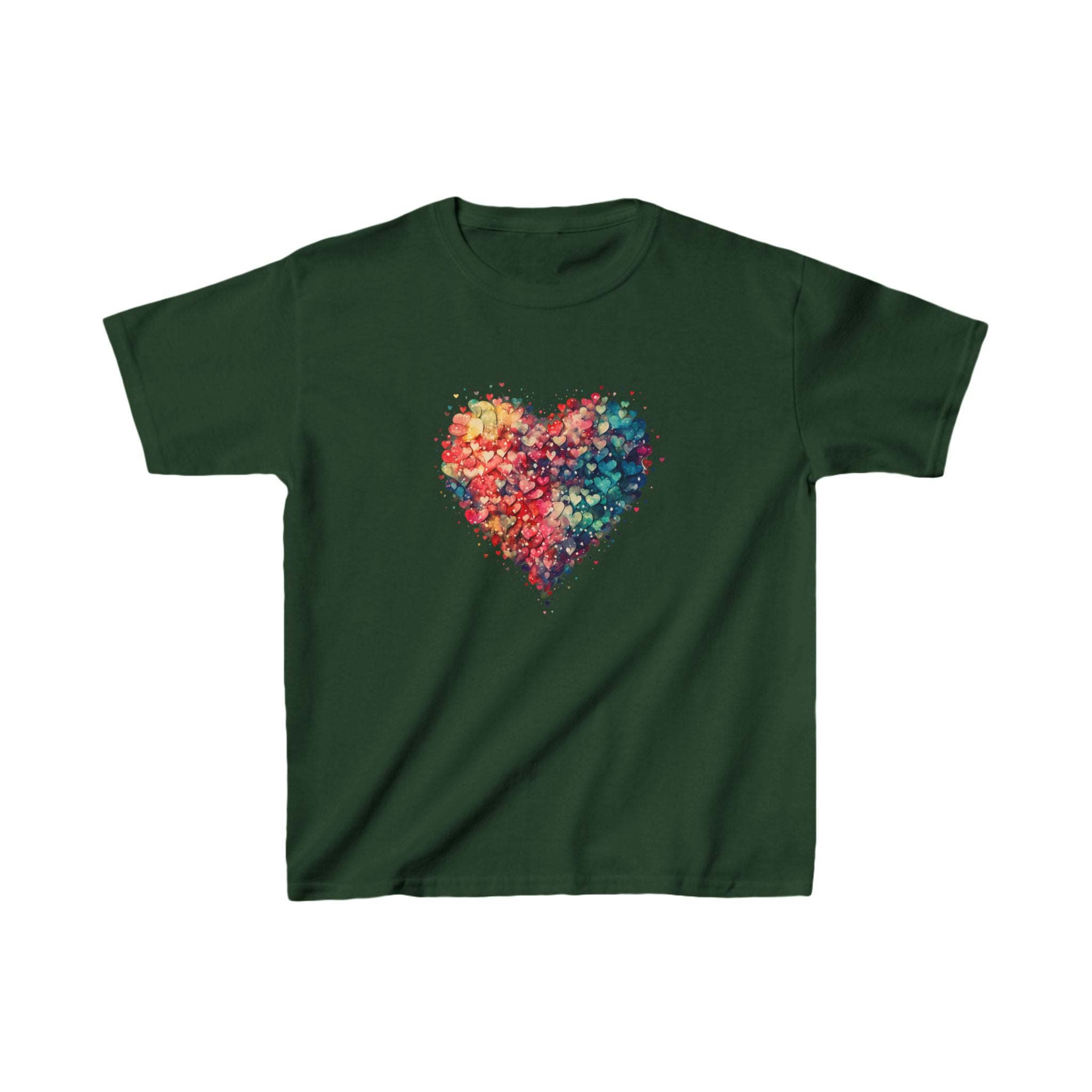 Watercolor Heart Kids Tee