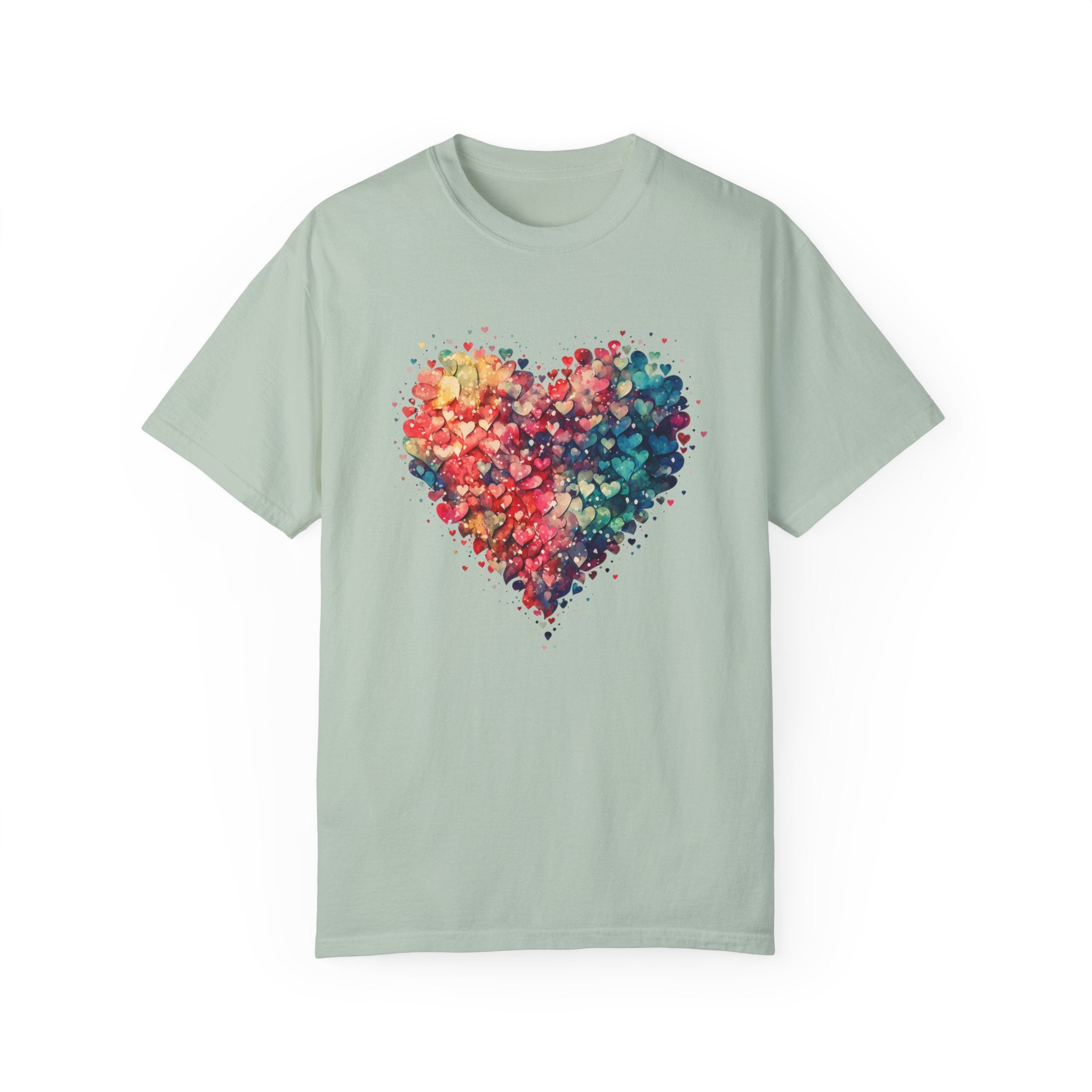 Watercolor Hearts Tee