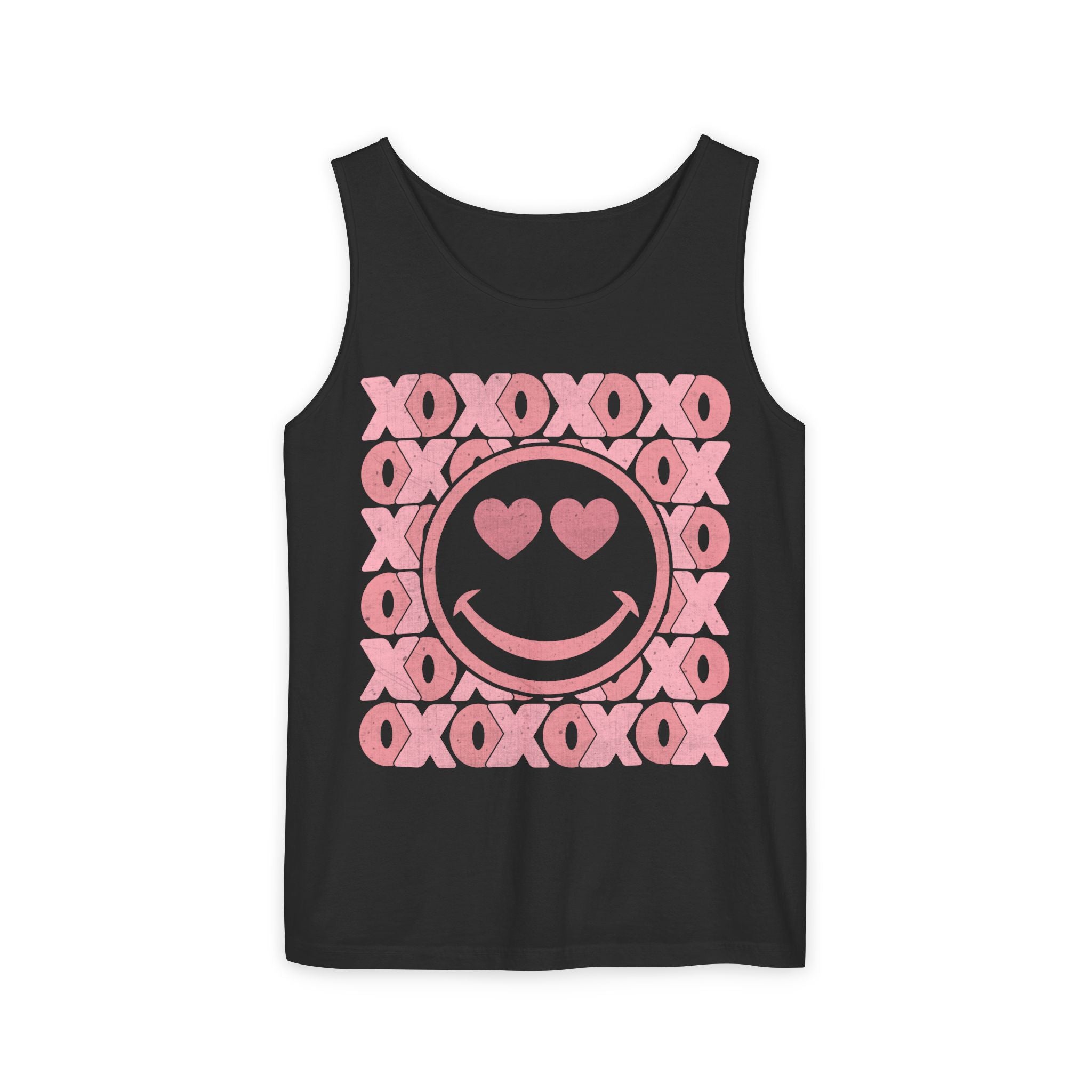 XOXO Heart Smiley Face Tank Top