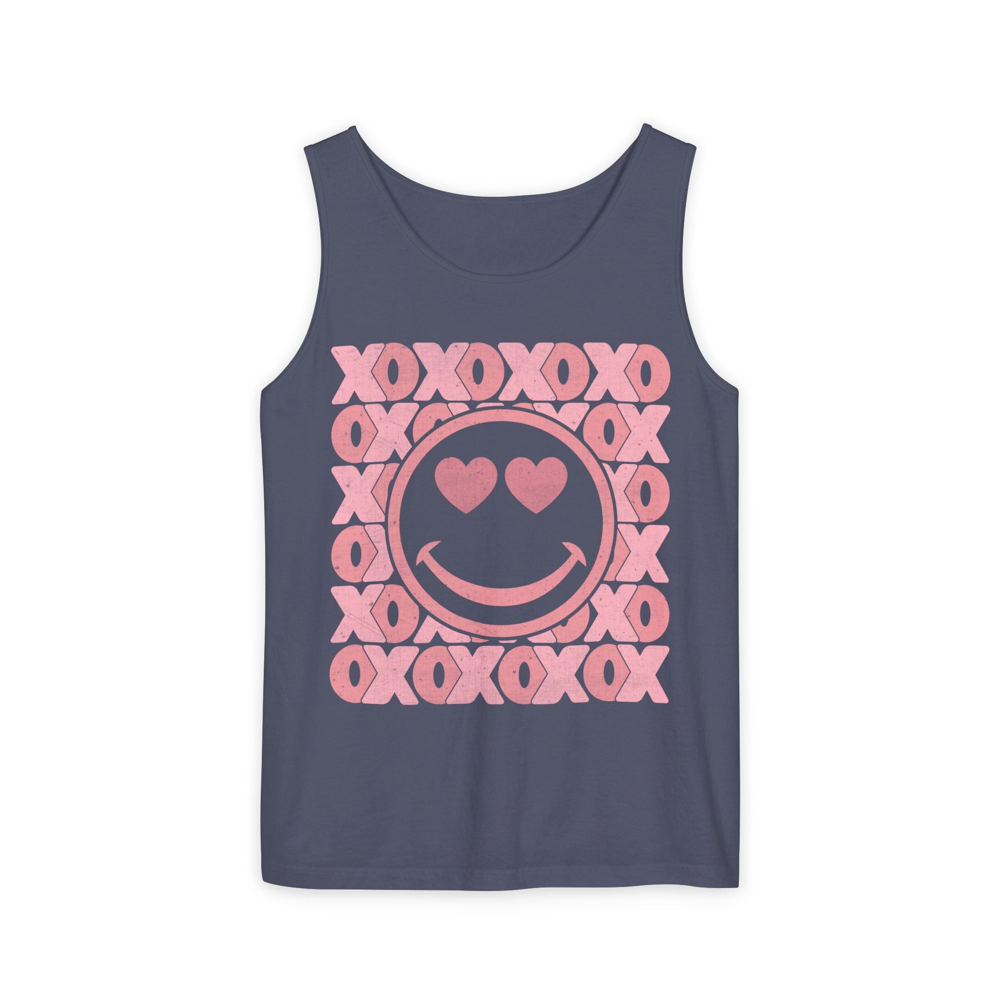 XOXO Smiley Love Face Tank Top