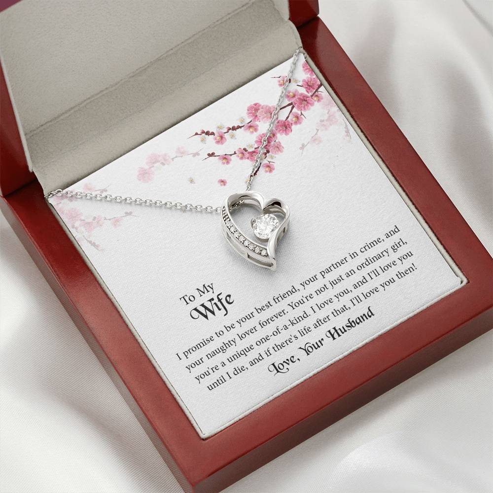 Forever Love Necklace for Wife, Anniversary Gift for Wife, Birthday Gift for Wife, Necklace for Wife, Mother's Day Gifts For Wife