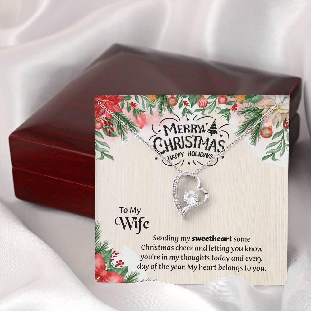 UNIDAZE Romantic Christmas Gift For wife, Love Necklace With Message Card, Gift From Him ShineOn Fulfillment C30025TG C30025TR lx-C30025 PB23-WOOD PT-781 TNM-1 USER-188348