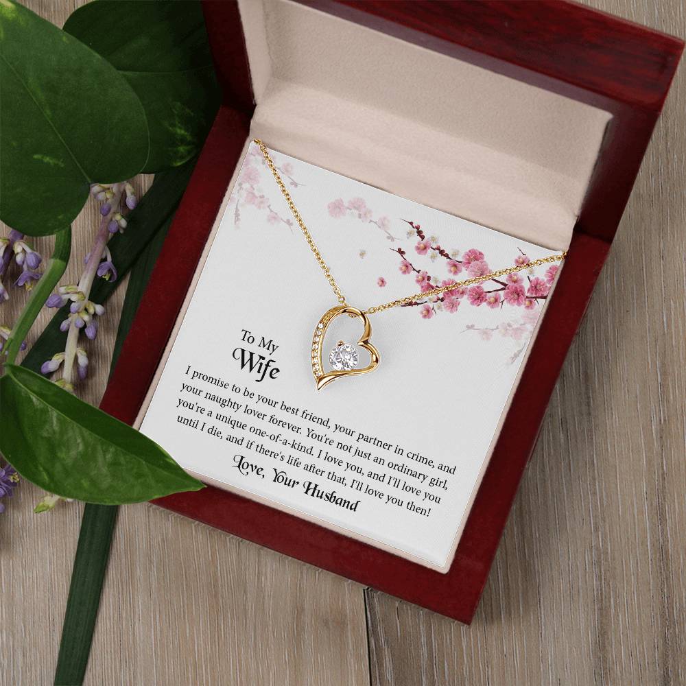 Forever Love Necklace for Wife, Anniversary Gift for Wife, Birthday Gift for Wife, Necklace for Wife, Mother's Day Gifts For Wife