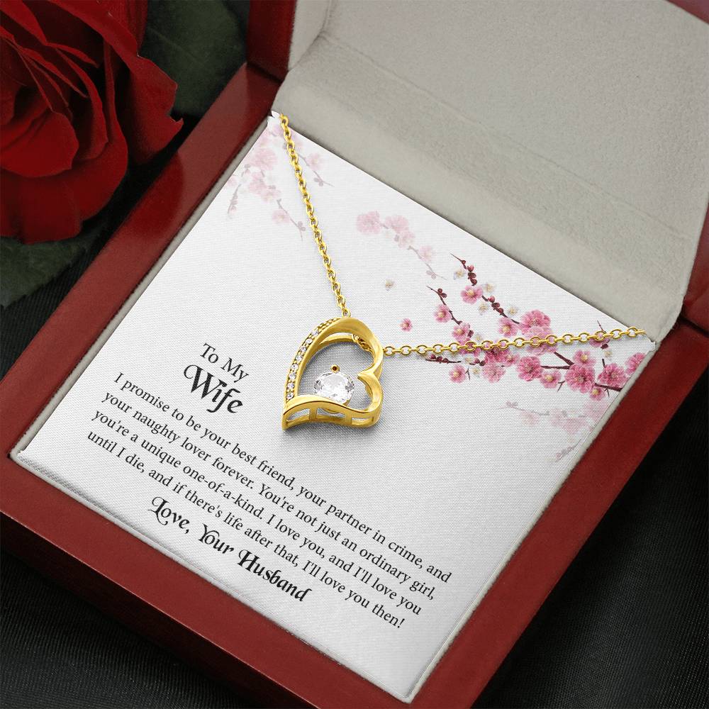 Forever Love Necklace for Wife, Anniversary Gift for Wife, Birthday Gift for Wife, Necklace for Wife, Mother's Day Gifts For Wife