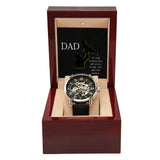 UNIDAZE Dad Openwork Watch Message Card, You Are The Word To Me, Father's Day Gift For Dad, Birthday Gift From Daughter Son ShineOn Fulfillment PB24-WOOD PT-4320 USER-188348 W30044