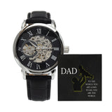 UNIDAZE Dad Openwork Watch Message Card, You Are The Word To Me, Father's Day Gift For Dad, Birthday Gift From Daughter Son ShineOn Fulfillment PB24-WOOD PT-4320 USER-188348 W30044