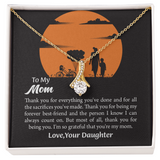 Gift For Mom, Mom from Daughter Alluring Beauty Necklace Gift,  Mothers Day Gift,  Birthday Gift