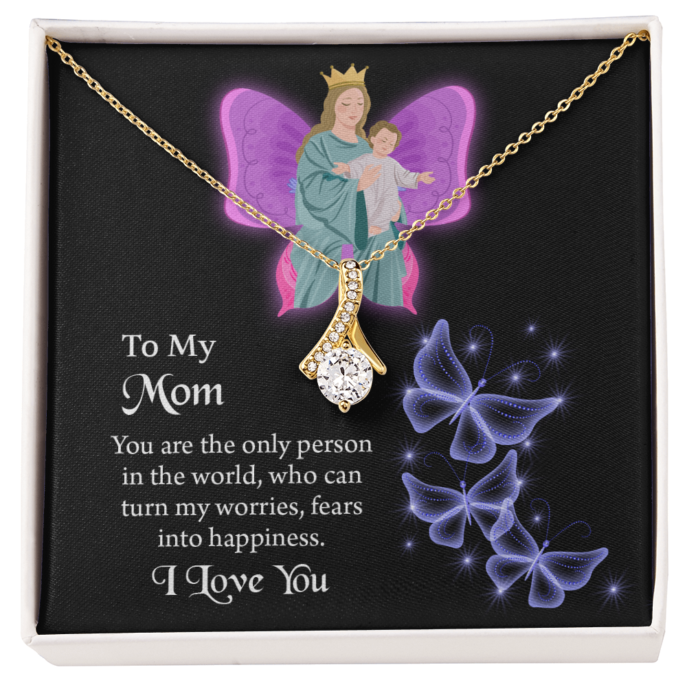 To My Mom  Alluring Beauty Necklace, Jewelry for Mom, Gift for Mom, Mothers Day Necklace