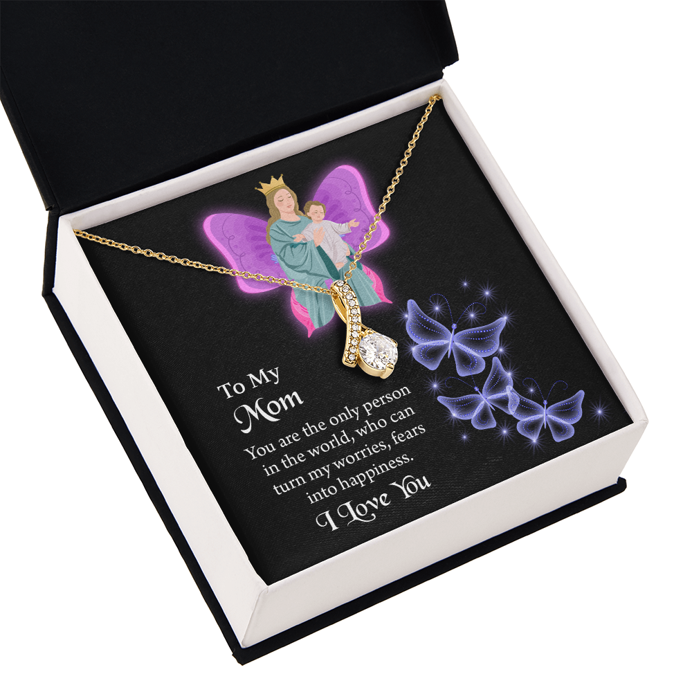 To My Mom  Alluring Beauty Necklace, Jewelry for Mom, Gift for Mom, Mothers Day Necklace