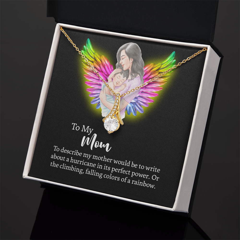 To My Mom Alluring Beauty Necklace, Jewelry for Mom, Gift for Mom, Mothers Day Necklace To Mom